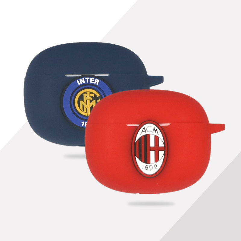 适用JBL TUNE BEAM琉璃荚蓝牙耳机保护套BUDS2琉璃豆2代皇马利物浦阿森纳切尔西AC国际米兰W200/T230NC硅胶壳