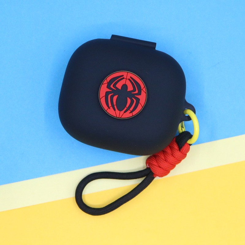 适用Beats Powerbeats Fit蓝牙运动耳机保护套Fit Pro潮酷个性标志蜘蛛钢铁侠雷神手绳挂饰连体硅胶软壳