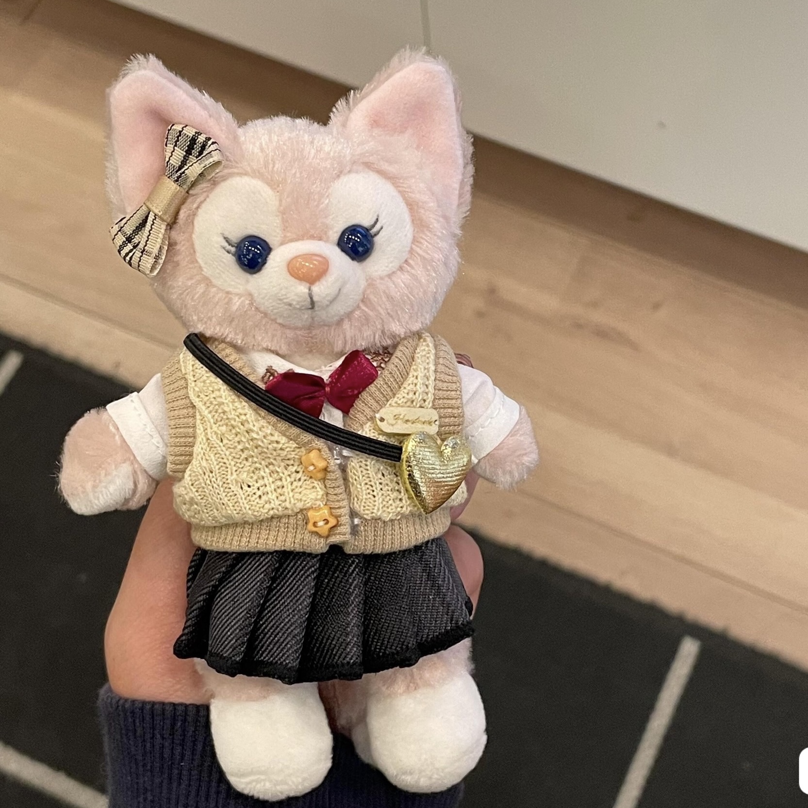 玲娜贝儿jk制服钥匙扣挂件娃衣爱心挎包贝儿包挂萌玲娜贝儿挂件