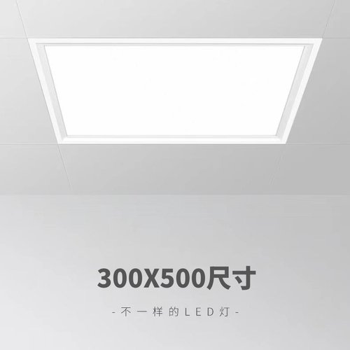 300x500集成吊顶灯LED平板灯厨房卫生间铝扣板嵌入式led灯具30*50