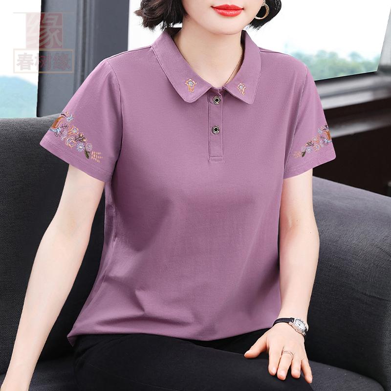 春树缘正品纯棉短袖T恤女夏