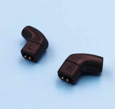 台湾 QDC无定位槽边新款UE18/UM/ 0.78耳机插头插针 DIY配件