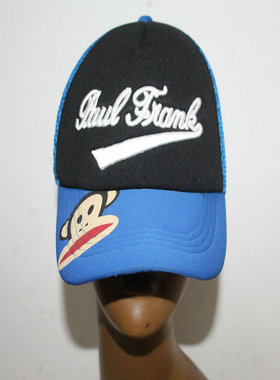 帽子大王 M2913  韩版日系刺绣印花大嘴猴男女棒球网帽遮阳外贸v7