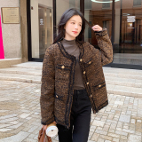 【现货】90绒内胆小香风羽绒服151-6659-P245-K368，女装羽绒服，淑塔可可