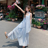 【现货】夏季假两件连衣裙2B203-1636-P150-K238，女装连衣裙，淑塔可可