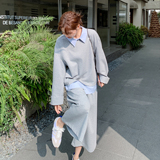 26春季新款假两件上衣阔腿九分裤套装151-1622-P175-K288，女装套装/套裙，淑塔可可