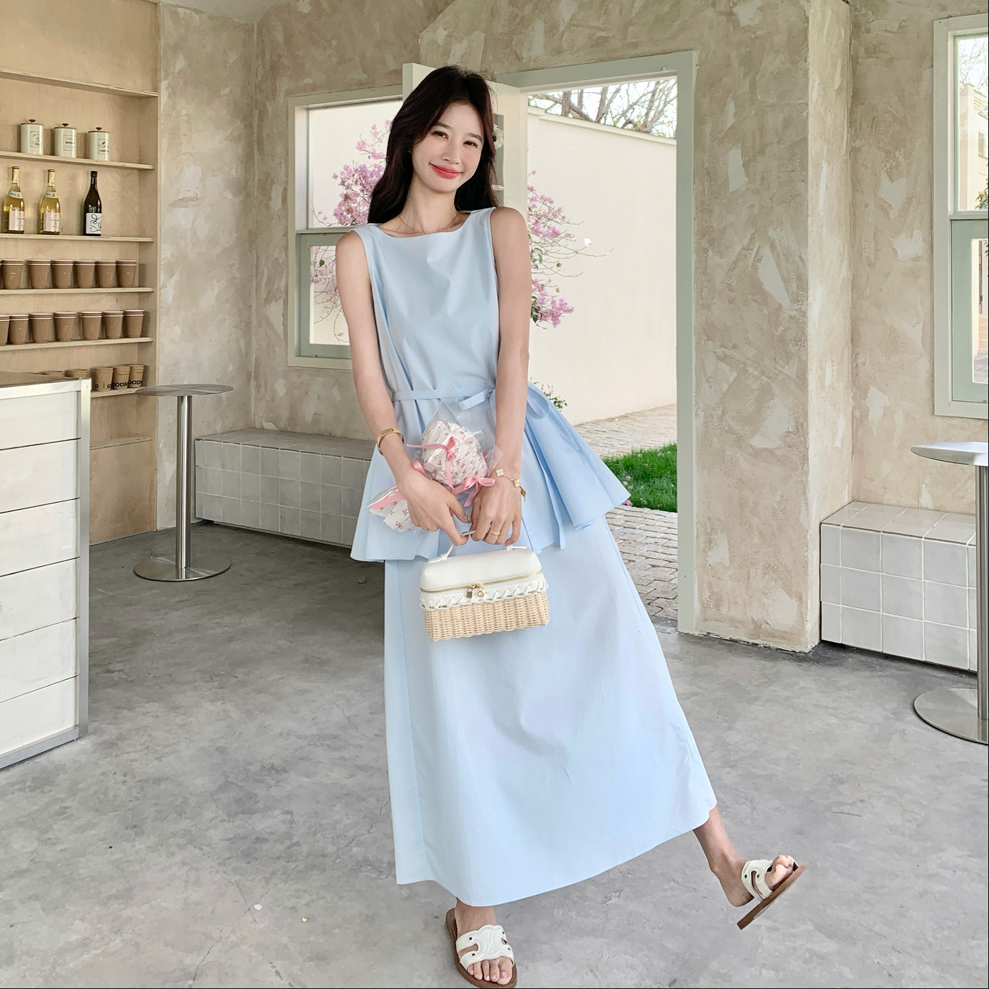 夏季假两件连衣裙2B203-1636-P150-K238,女装连衣裙,淑塔可可