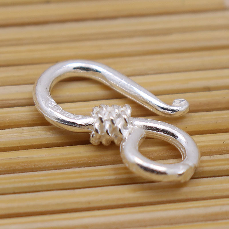 S925纯银配件DIY手链M扣