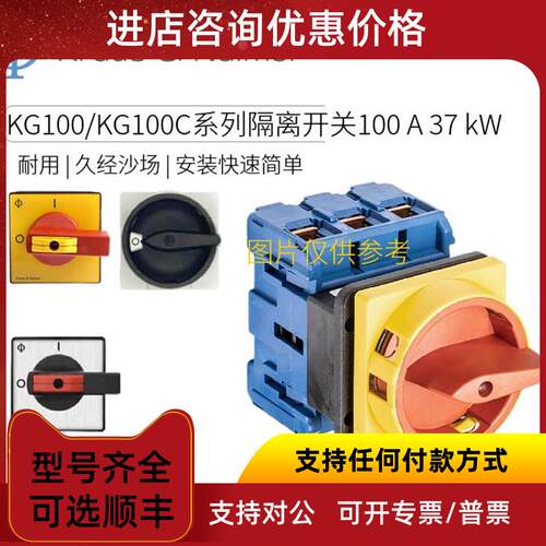 议价K+N 隔离开关 32 A 11 KW工业用 KG32B T103/17 FT2