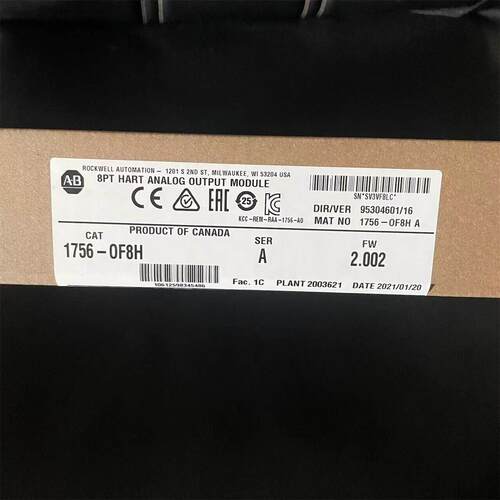 议价1756-OF8H ControlLogix模拟输HART电流/电压模块 17560F8H