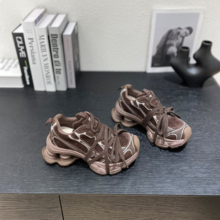 老爹鞋 带休闲时尚 小个子6cm轻便松糕底潮流百搭双鞋 2025秋冬爆款