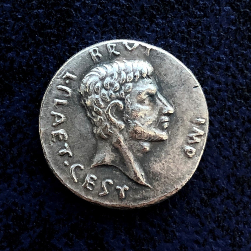 罗马人的故事银币纪念币古罗马布鲁图斯刺杀恺撒大帝银币硬币项链