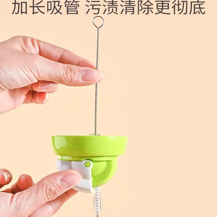吸管刷奶瓶清洁套装细长软毛加粗加长实用设计清洗小刷子工具