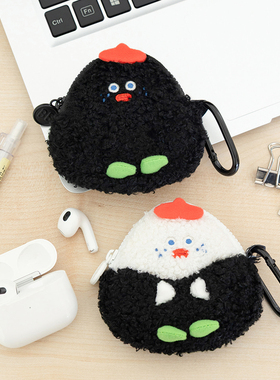 韩国Brunch Brother可爱毛绒无线蓝牙耳机包卡通收纳杂物零钱包挂