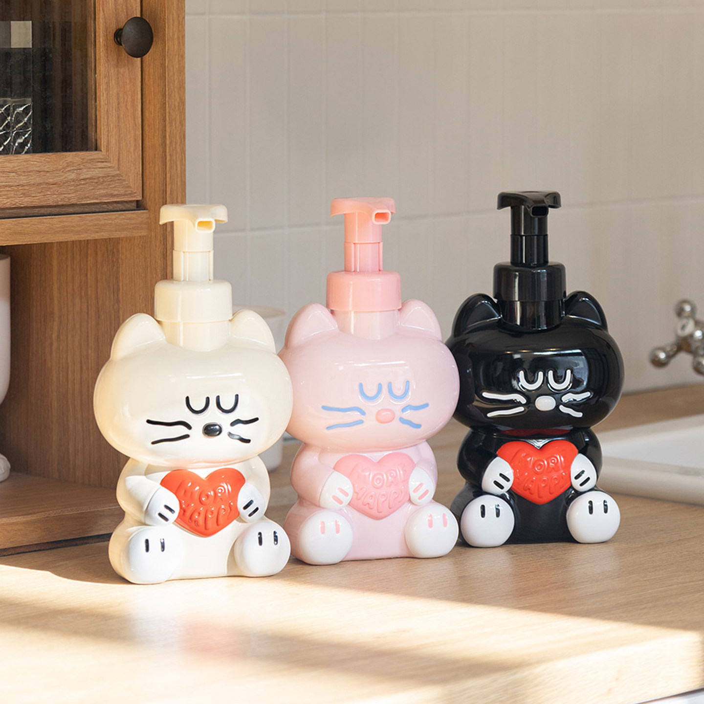 韩国brunch brother可爱猫咪起泡瓶洗按压手液洗面奶沐浴露分装瓶,家庭/个人清洁工具,起泡瓶,淘宝优惠券,粉丝福利购,淘宝优惠卷