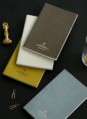 韩国iconic复古插画口袋横线本记事本ins笔记本学习办公记录本子