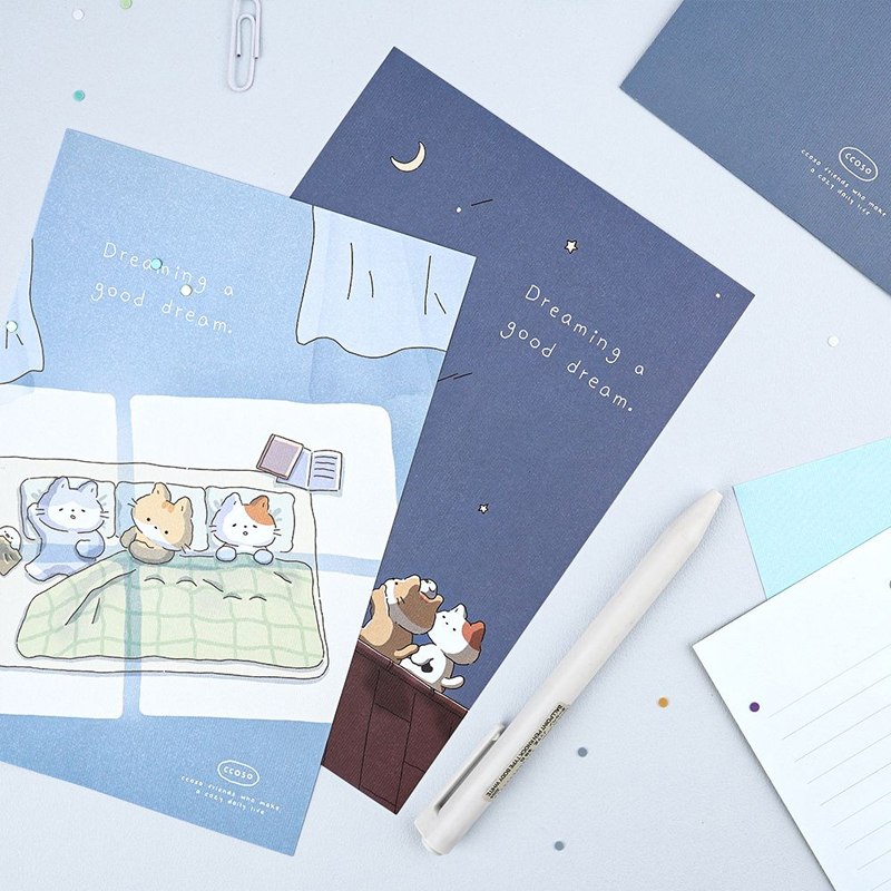 dashanddot可爱猫咪信纸信封套装