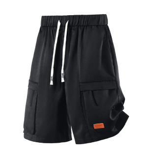 抽绳运动裤 工装 宽松多口袋休闲五分裤 男夏季 短裤