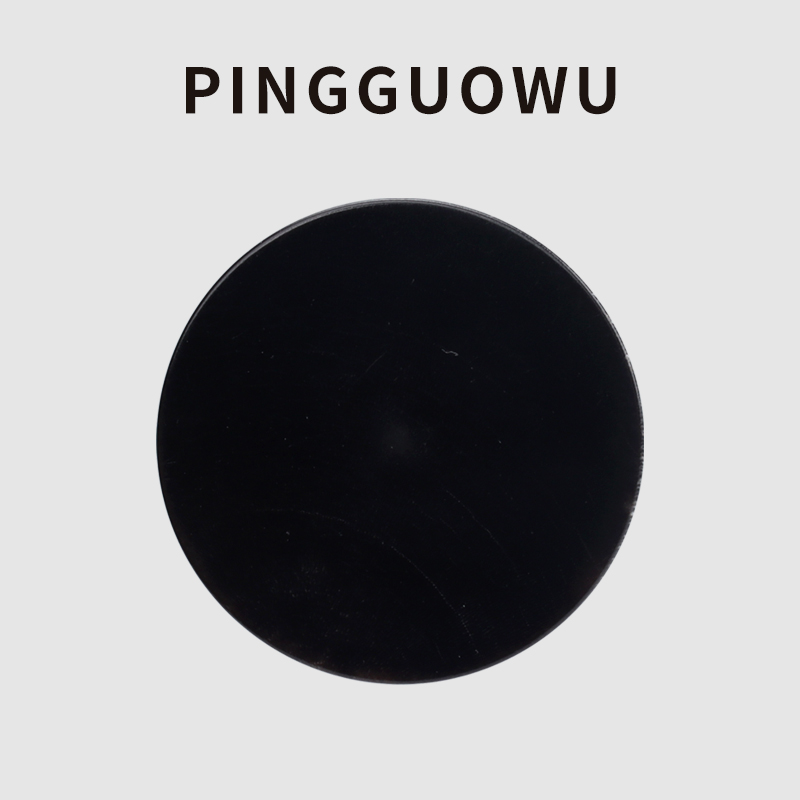 满300减30天然黑水牛角纽扣