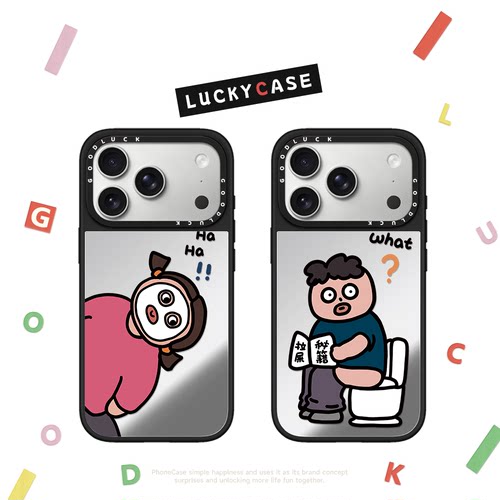 CASETIFIY创意恶搞趣味情侣适用iphone17手机壳16promax苹果15pro镜面MagSafe磁吸14plus卡通13男女12C家