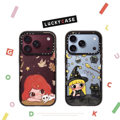 C家枫叶星星魔法女孩适用iphone17手机壳16promax苹果18pro透明MagSafe磁吸15plus保护套14日韩ins卡通13甜酷