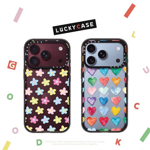 C家彩色花朵五角星星适用iphone17手机壳16promax苹果18pro透明MagSafe磁吸15plus甜美少女14日韩13闺蜜12