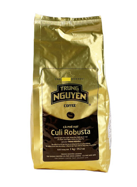 越南中原咖啡豆街边风味黑咖啡奶油香robusta家用咖啡厅1000g浓郁