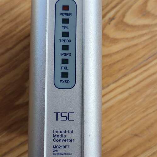 维修TSC光纤发器MC210FT 2KM卡轨式工业光电议价