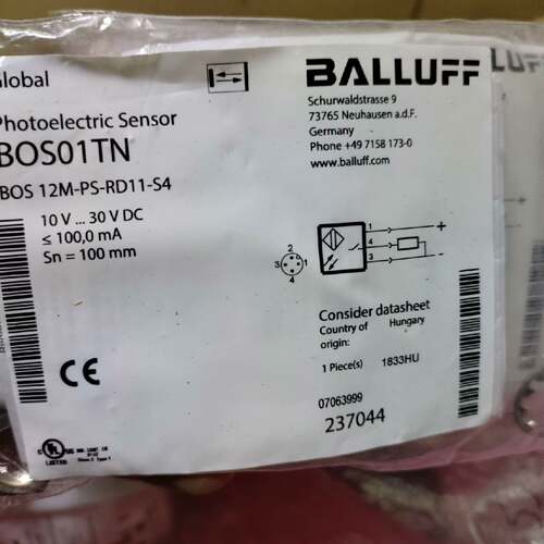 维修BALLUFF/，BOS01TN，2，巴鲁夫全新个巴鲁夫传感器议价