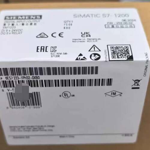 维修6ES7223-1PH32-0XB0 S7-1200，西门子模块充新带包装正品德