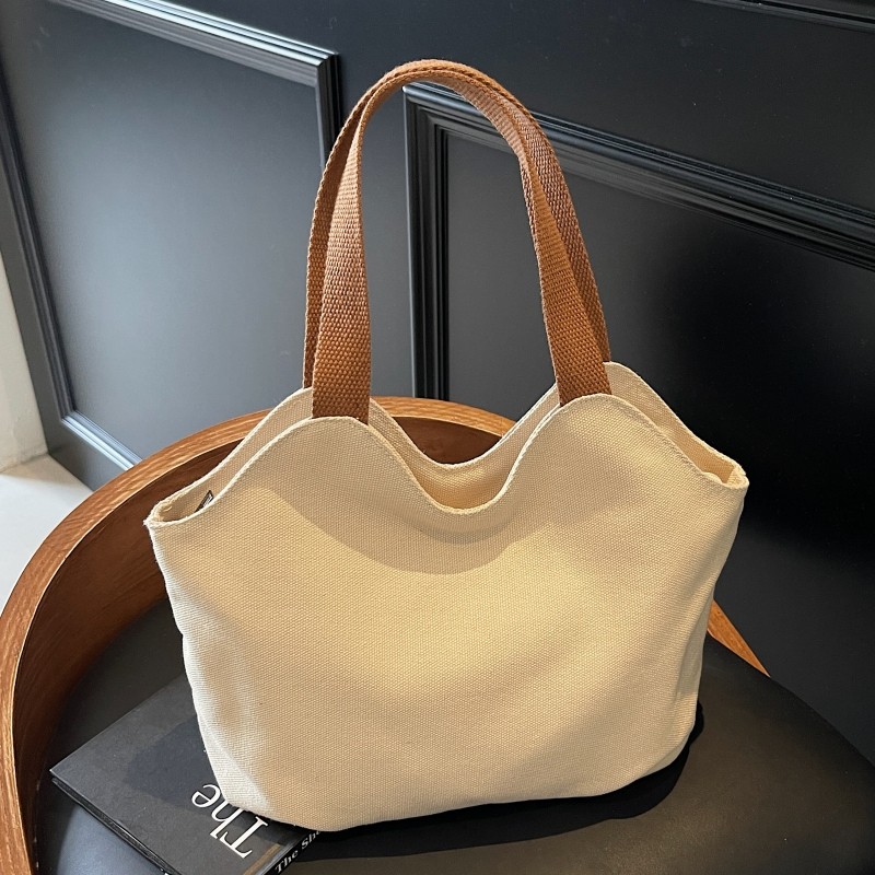 2025新款女包上班帆布包手提包日系布艺休闲包时尚新月手拎妈妈包,箱包皮具/热销女包/男包,通用款女包,淘宝优惠券,粉丝福利购,淘宝优惠卷