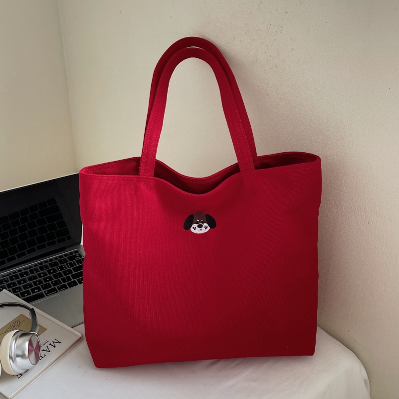 韩系复古丝绒珍珠亮片手提包女2025新款小众水墨画文艺单肩托特包