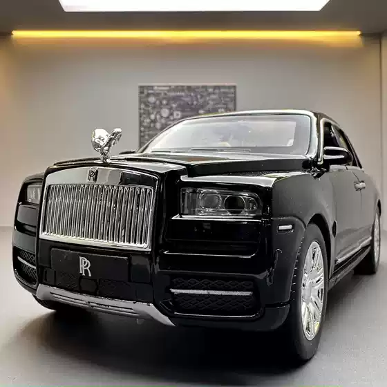 Office Living Room Decorations Desktop Ornaments Simulated Rolls-Royce Alloy Car Model Wine Cabinet Entrance Cabinet Decorations