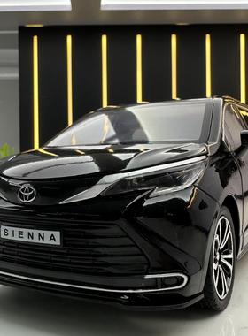 丰田赛那商务仿真车模型桌面摆件