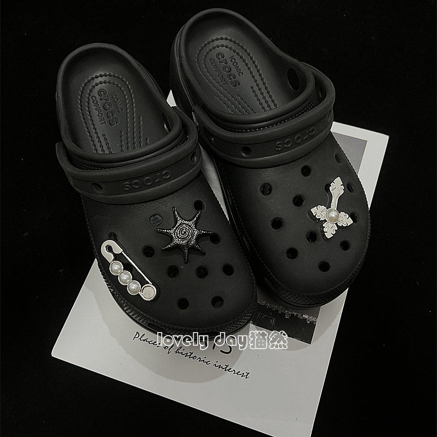 海星十字架鞋扣适配CROCS