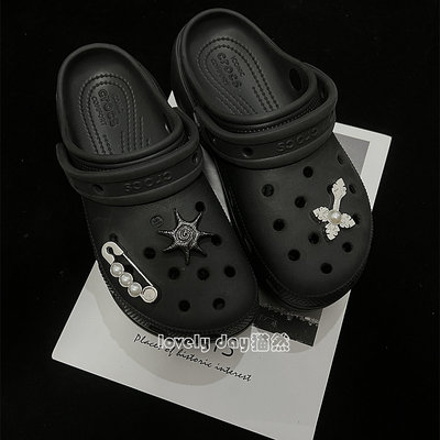 海星十字架鞋扣适配CROCS