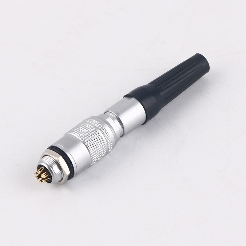 开孔8mm推拉自锁圆形连接器YC8