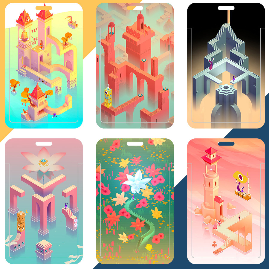 纪念碑谷手机游戏周边场定制卡套学生卡工作证校园饭卡公交卡现货