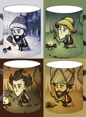 饥荒DON'TSTARVE游戏定制周边加热变色陶瓷马克水杯子咖啡杯现货