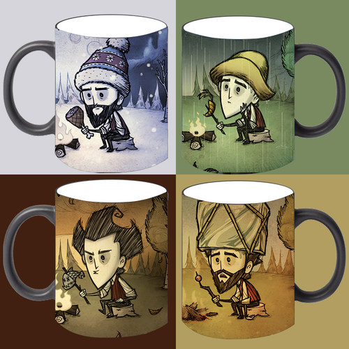 饥荒DON'TSTARVE陶瓷马克杯变色