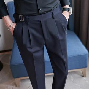 K2367-P70 男士春夏 那不勒斯高腰高品质休闲潮流西裤休闲裤28-36图片