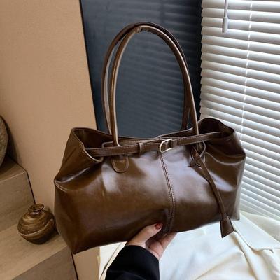 韩国高级感小众腋下包包女2024新款秋冬时尚复古单肩包百搭手提包