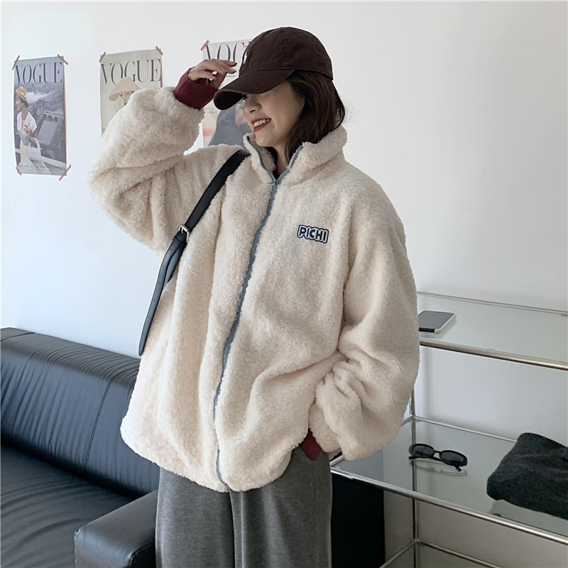 New Hanyang real style loose collar women's coat