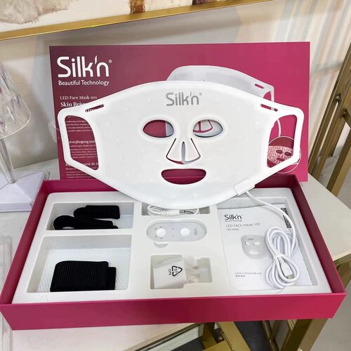 现货以色列Silkn新款LED红光四色面罩光子嫩肤家用面膜仪大排灯