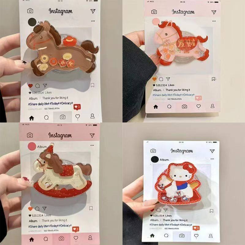 新年马上发财气囊支架小众伸缩背贴ins网红粘贴便携ins风手机支架,3C数码配件,手机支架/手机座,淘宝优惠券,粉丝福利购,淘宝优惠卷