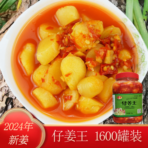 来凤凤头姜湖北恩施特产小吃泡姜糟姜来凤姜仔姜王1600g*1罐