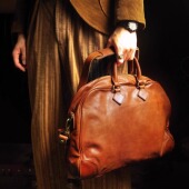 头层真牛皮手工复古欧美植鞣软牛皮男手提休闲通勤商务单肩斜挎包