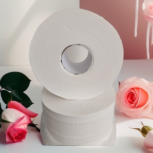 商用家用大卷纸卫生纸大盘纸厕纸双层纸巾面纸手纸洗手间6大卷