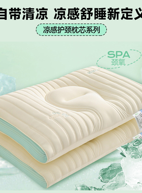 枕头枕芯护颈椎助睡眠成人专用夏季家用一对睡觉夏天凉感乳胶男女