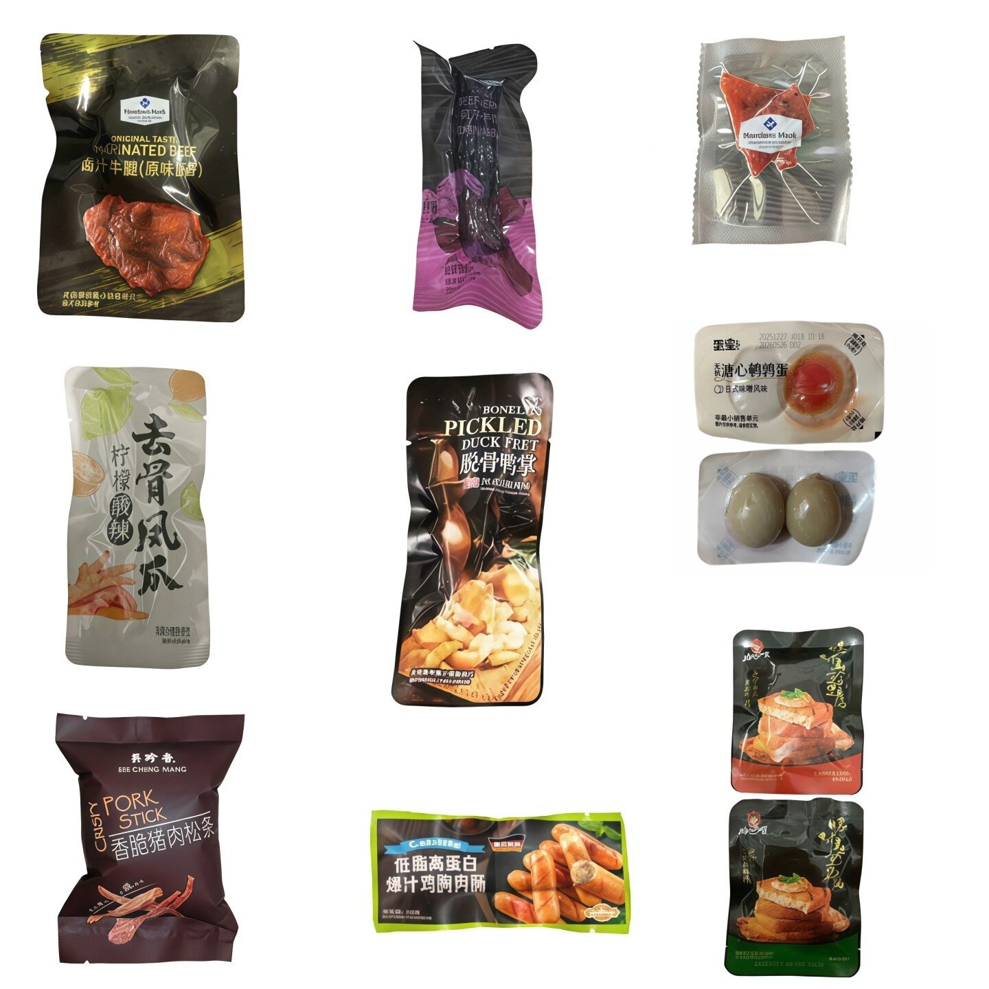 MM会员代购卤汁牛腱风干牛肉猪肉脯无骨凤爪鸭掌鸡胸肉肠零食图片